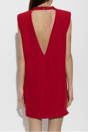 Valentino Garavani Vestido de seda com bolsos