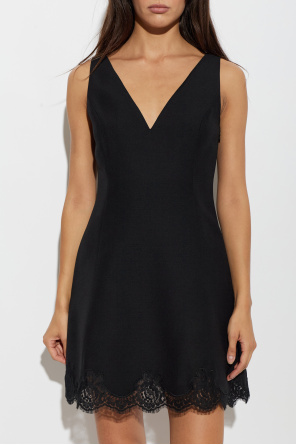 Valentino Garavani Kleid mit Spitzenbesatz