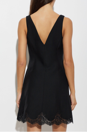 Valentino Garavani Kleid mit Spitzenbesatz