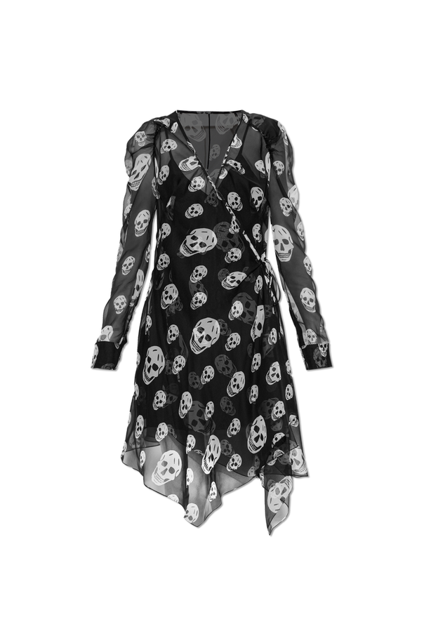 Silk dress with skull motif od Alexander McQueen