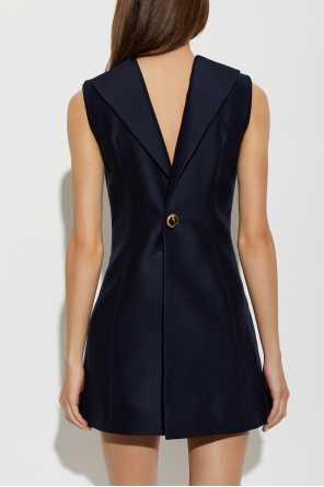 Balenciaga Vestido de lã sem mangas