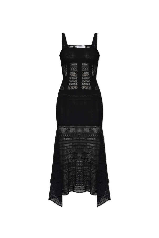 Lace dress with an asymmetric cut od Alexander McQueen