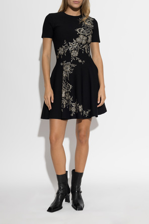 Alexander McQueen Vestido con estampado floral