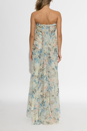 Alexander McQueen Silk dress with floral motif