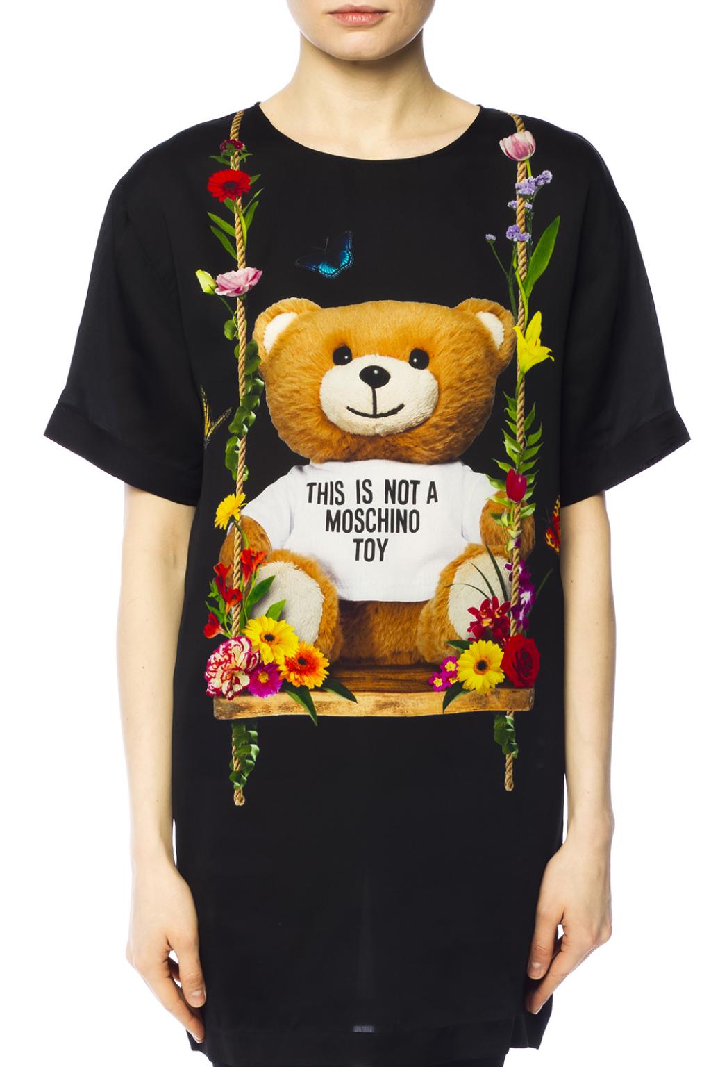 moschino teddy bear dress