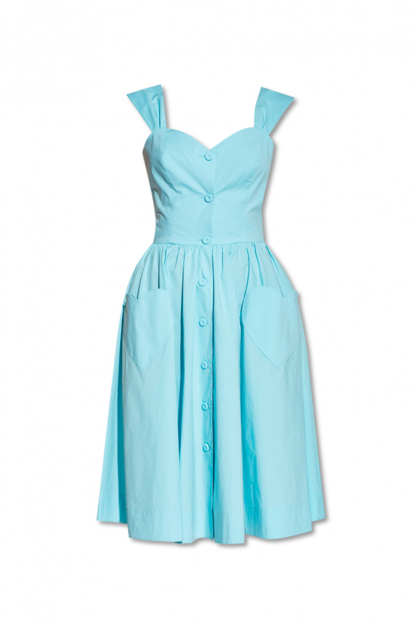 Navy blue Sleeveless dress Moschino - Vitkac Australia