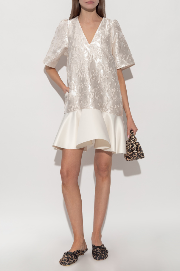 Ganni Vestido con estampado floral