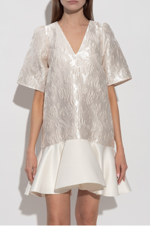 Ganni Vestido con estampado floral