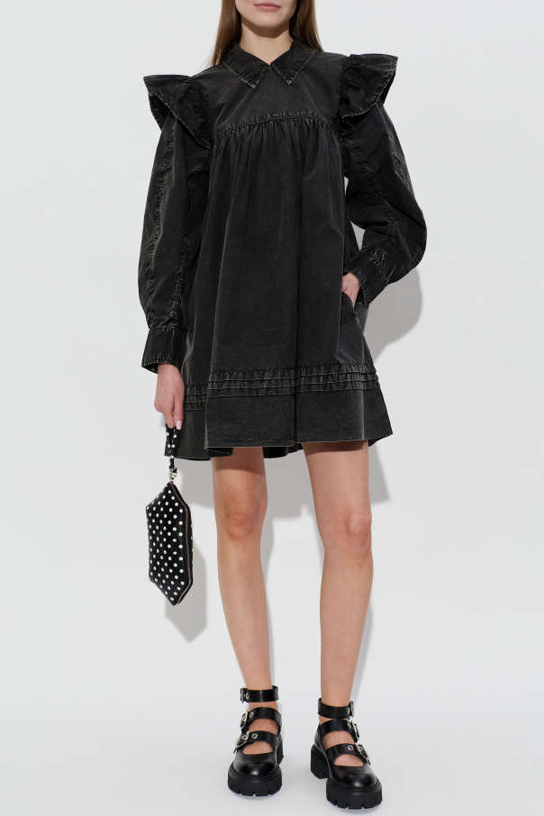 Ganni Ruffled dress