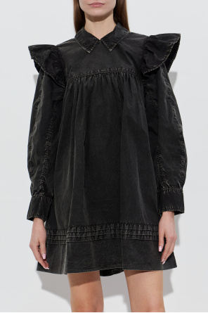 Ganni Ruffled dress