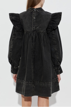 Ganni Ruffled dress