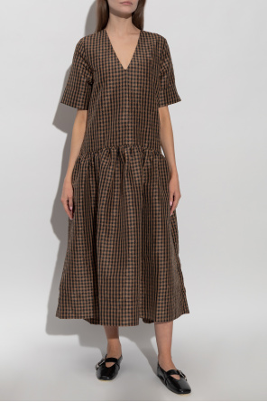 Ganni Dress with a check pattern