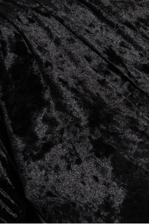 Ganni Velvet dress with draping