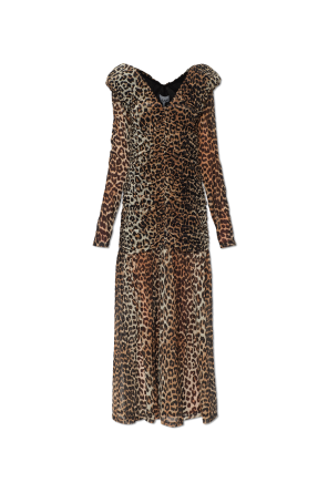 Vestido con estampado animal