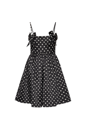 Vestido con estampado de lunares