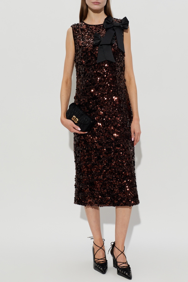 Ganni Vestido de lantejoulas de alças