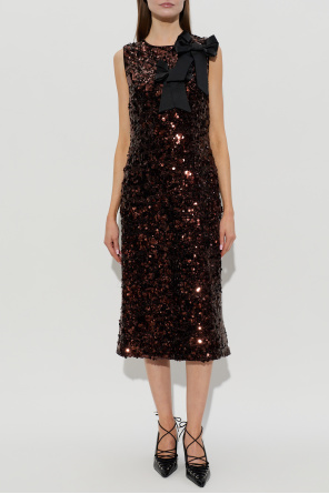 Ganni Vestido de lantejoulas de alças