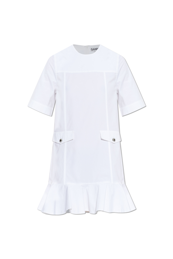 Dress with a ruffle od Ganni