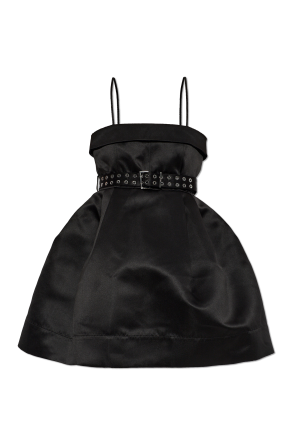 Dress with a waist belt