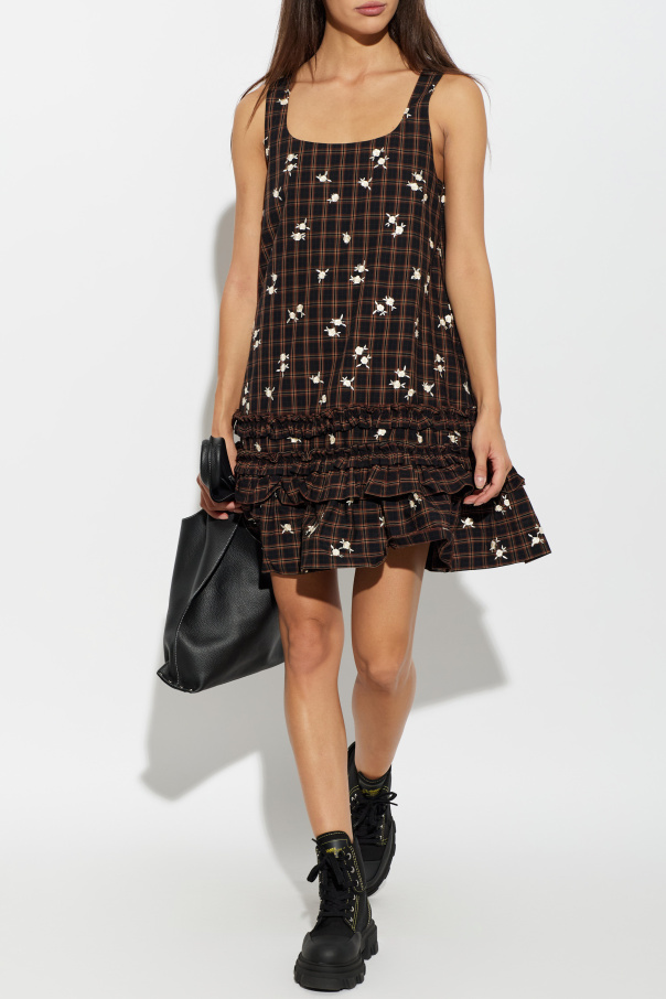Ganni Dress with floral motif