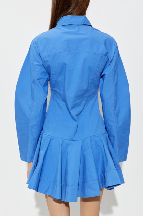 Ganni Vestido de algodón