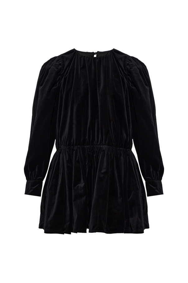 Short dress with puff sleeves od Ganni