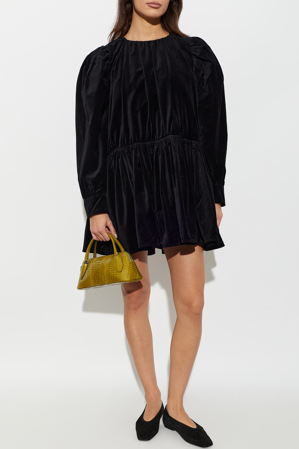 Ganni Vestido com mangas bufantes
