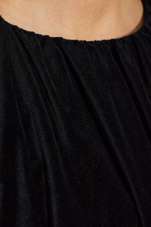 Ganni Vestido com mangas bufantes