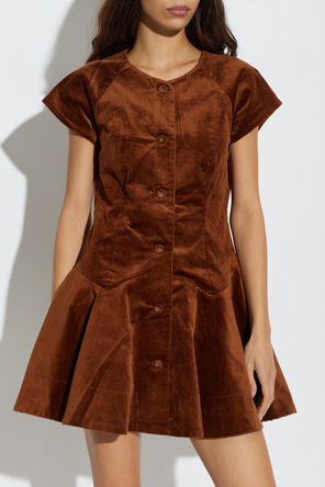 Ganni Vestido de pana
