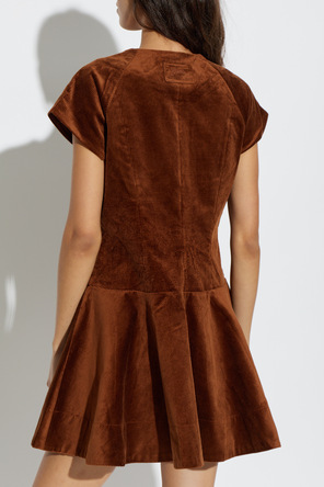 Ganni Vestido de pana