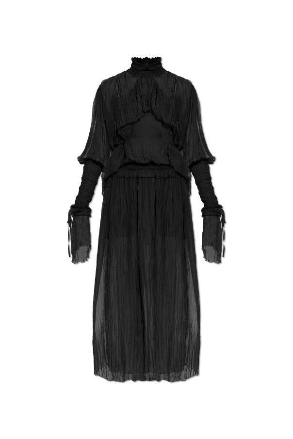 Silk dress with ruffles od Blumarine