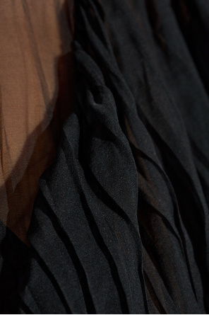 Blumarine Silk dress with ruffles