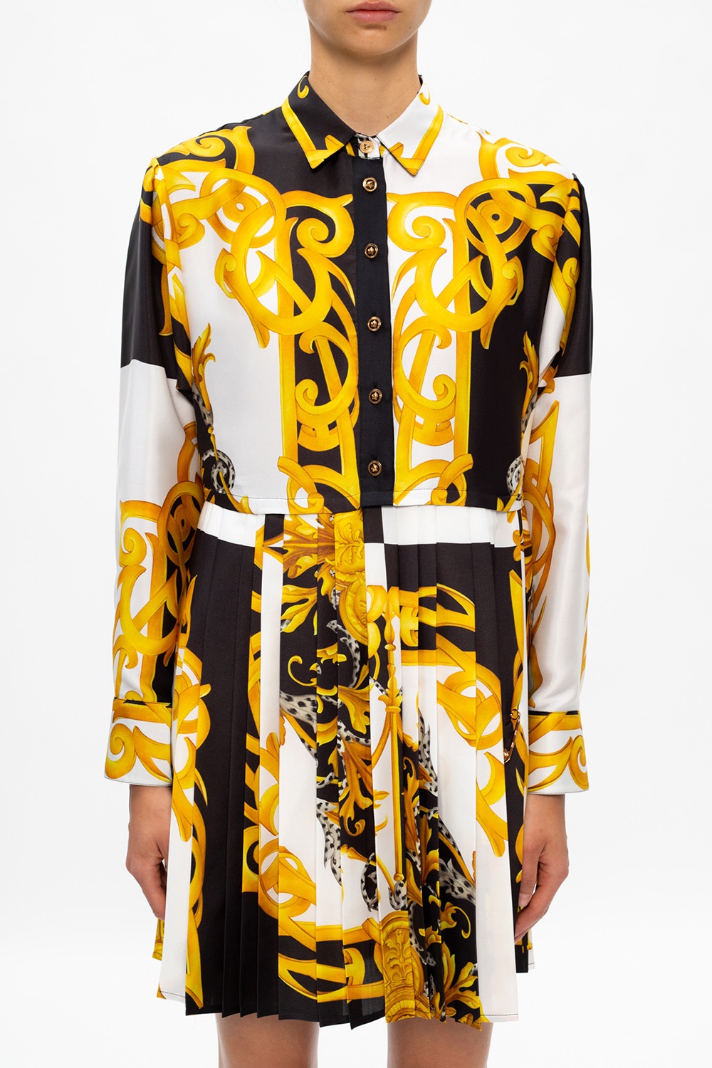 Multicolour Patterned dress Versace - Vitkac GB