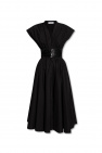 Alaia Belted-waist dress