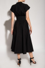 Alaia Belted-waist dress