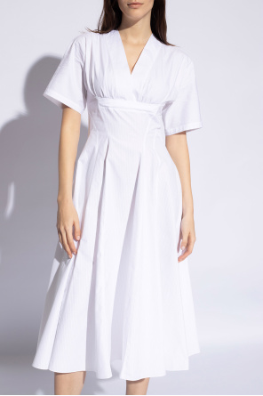 Alaïa Cotton panelled dress