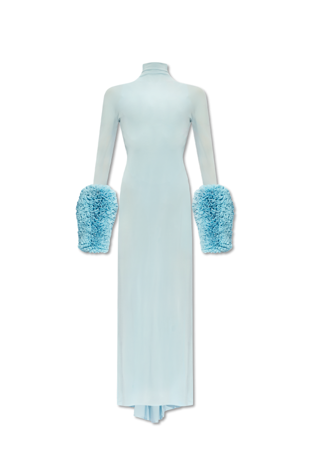 Dress with decorative sleeves od Alaïa