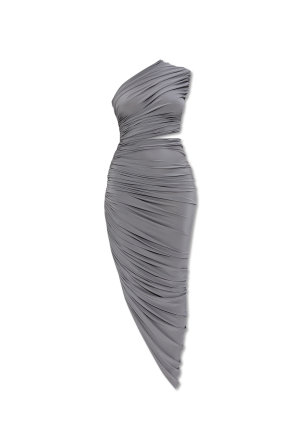 Vestido com franzidos