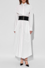 Alaïa WHITE Dress with a belt