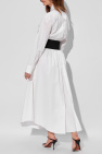 Alaïa WHITE Dress with a belt