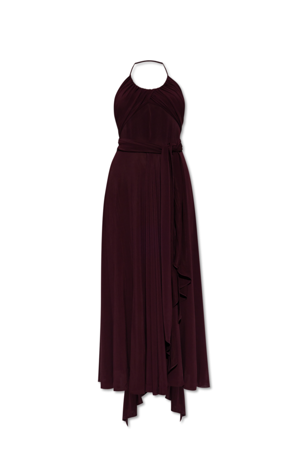 Alaïa Asymmetrical off-shoulder dress