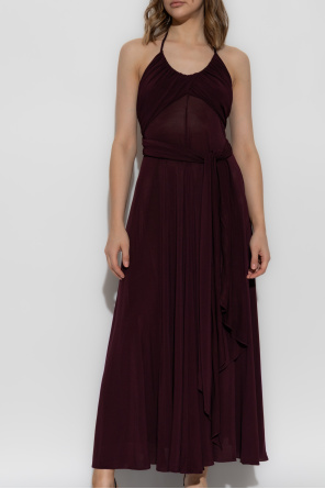 Alaïa Asymmetrical off-shoulder dress