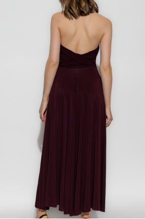 Alaïa Asymmetrical off-shoulder dress