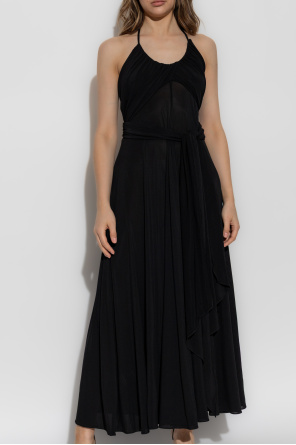 Alaïa Asymmetrical off-the-shoulder dress