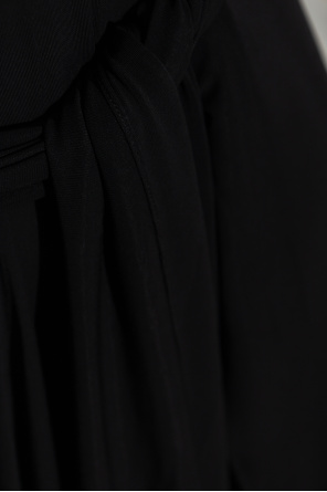 Alaïa Asymmetrical off-the-shoulder dress