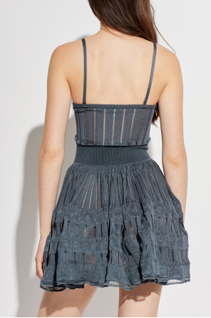 Alaïa Short dress with straps