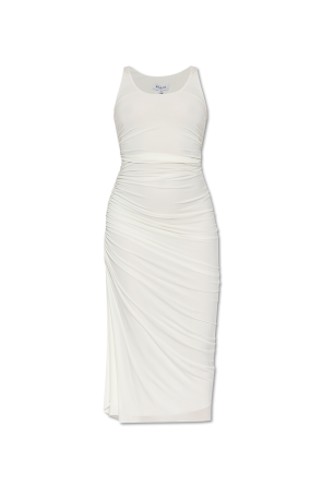 Dress with ruching
