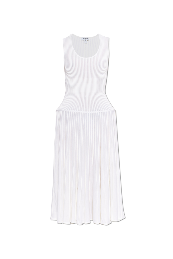 Alaïa Dress with decorative waist boning