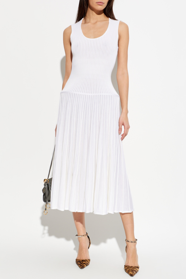 Alaïa Dress with decorative waist boning