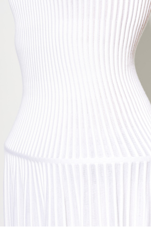 Alaïa Dress with decorative waist boning